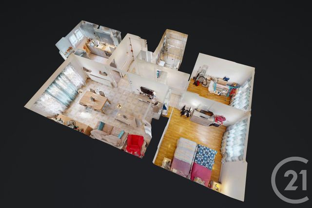 Appartement T3 à vendre - 4 pièces - 72.0 m2 - ST QUENTIN - 02 - PICARDIE - Century 21 Agence Delahaye